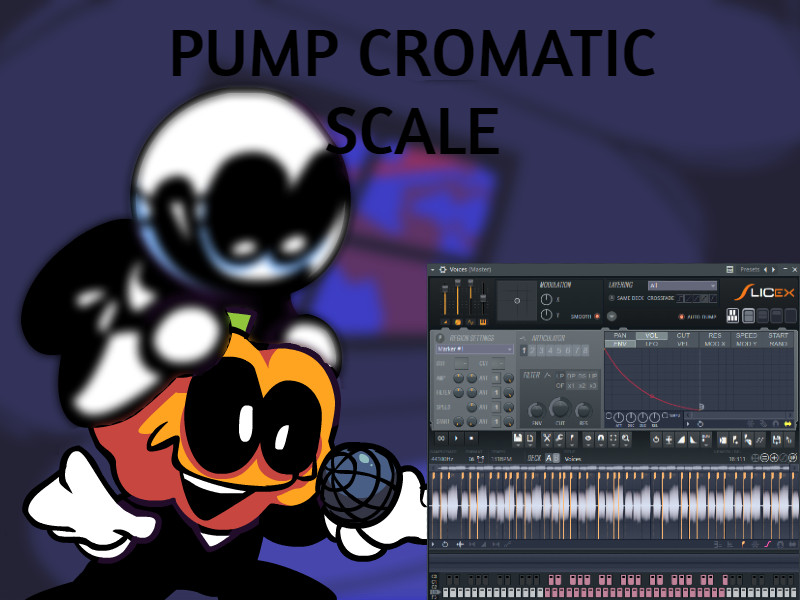 FNF PUMP CHROMATIC SCALE [Friday Night Funkin'] [Modding Tools]