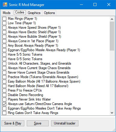 Sonic R Mod Loader Modding Tool for Sonic R | SR Modding Tools