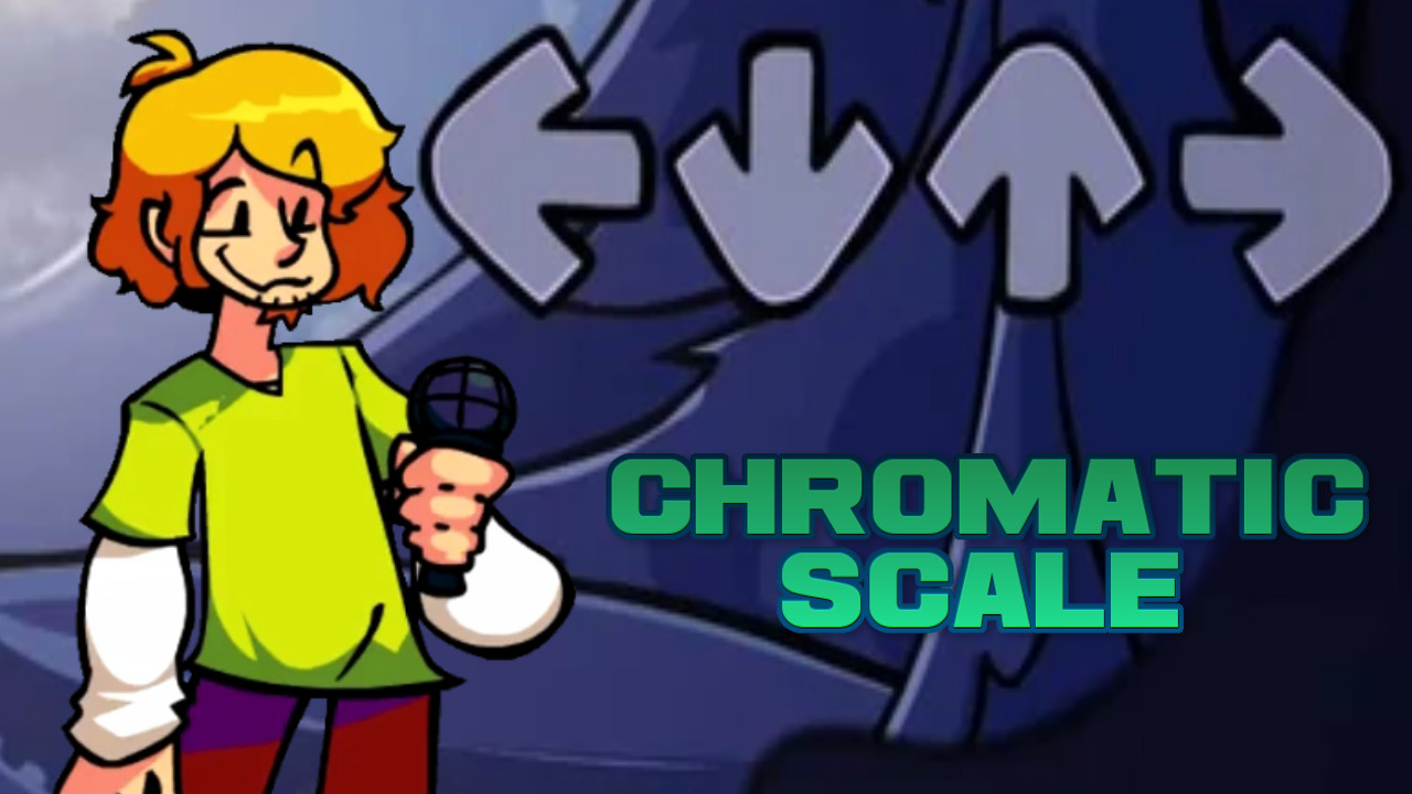 Arrow Funk Shaggy Chromatic Scale (FanMade) [Friday Night Funkin