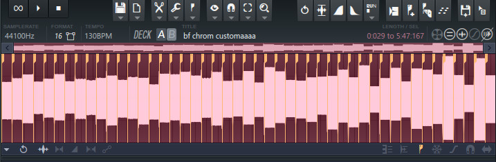 Custom BF Chromatic scale [Friday Night Funkin'] [Modding Tools]