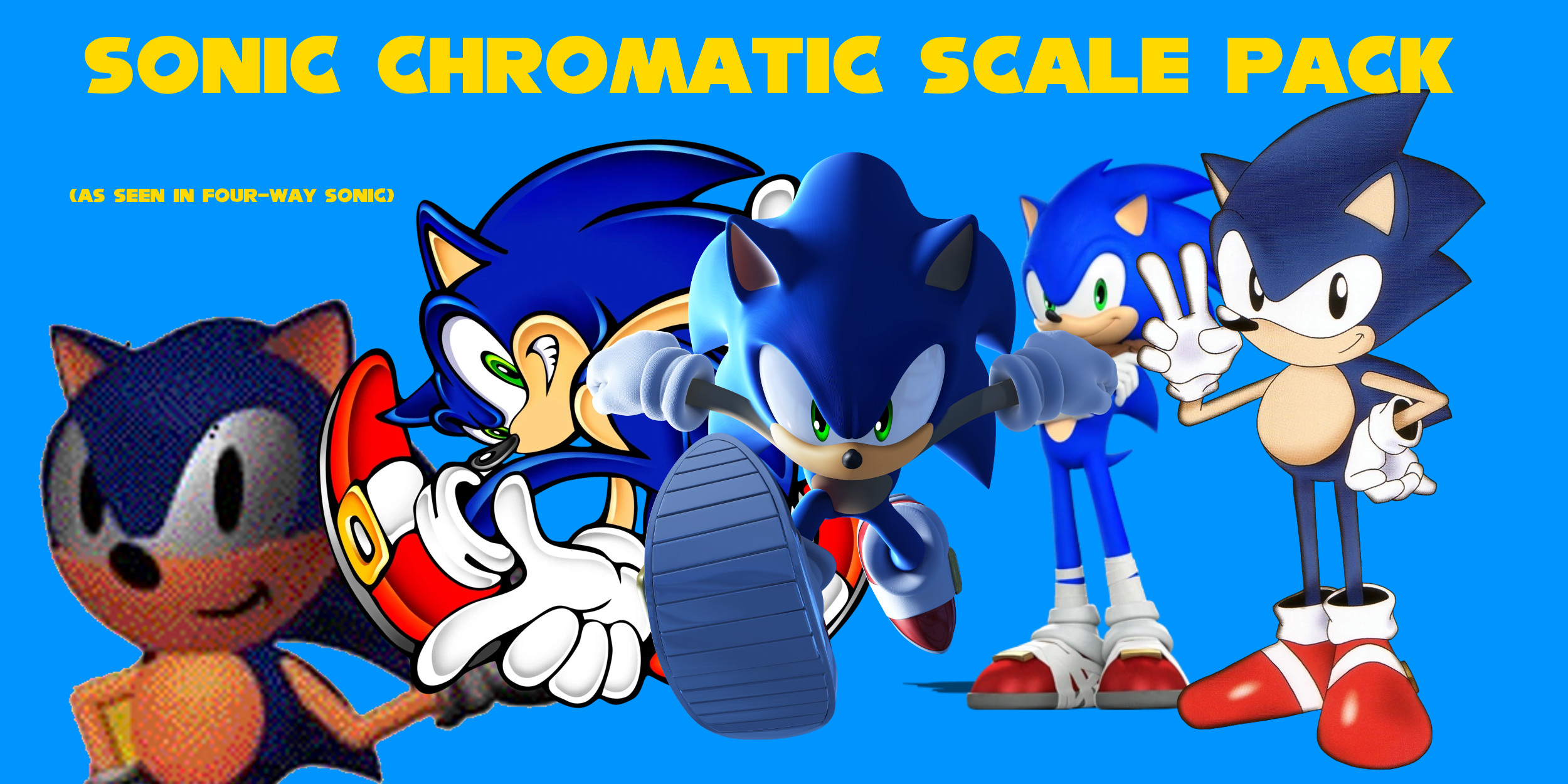 Fleetway Sonic Chromatic Scales (With markers) [Friday Night