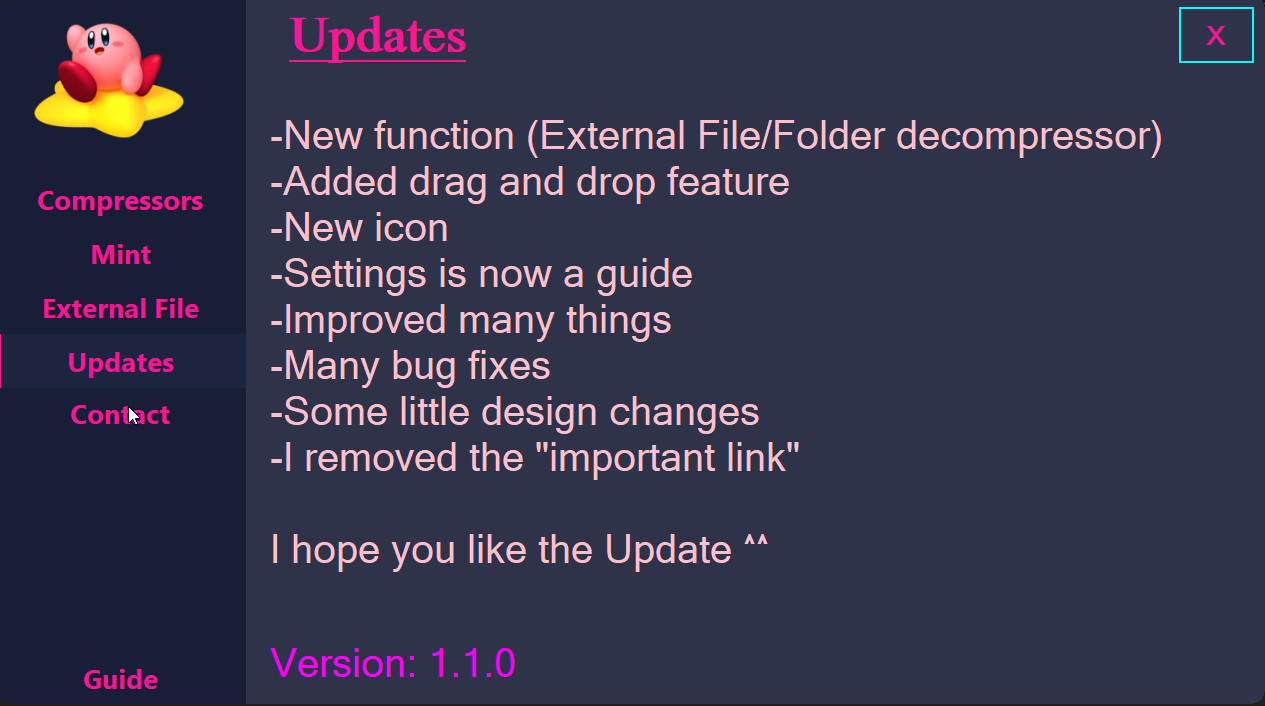 Kirby's Mint Leaf+ [Kirby's Return to Dream Land] [Modding Tools]