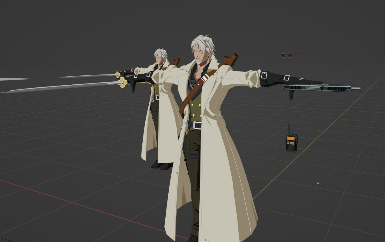 Blender Preview Setups First 4 [DNF Duel] [Modding Tools]