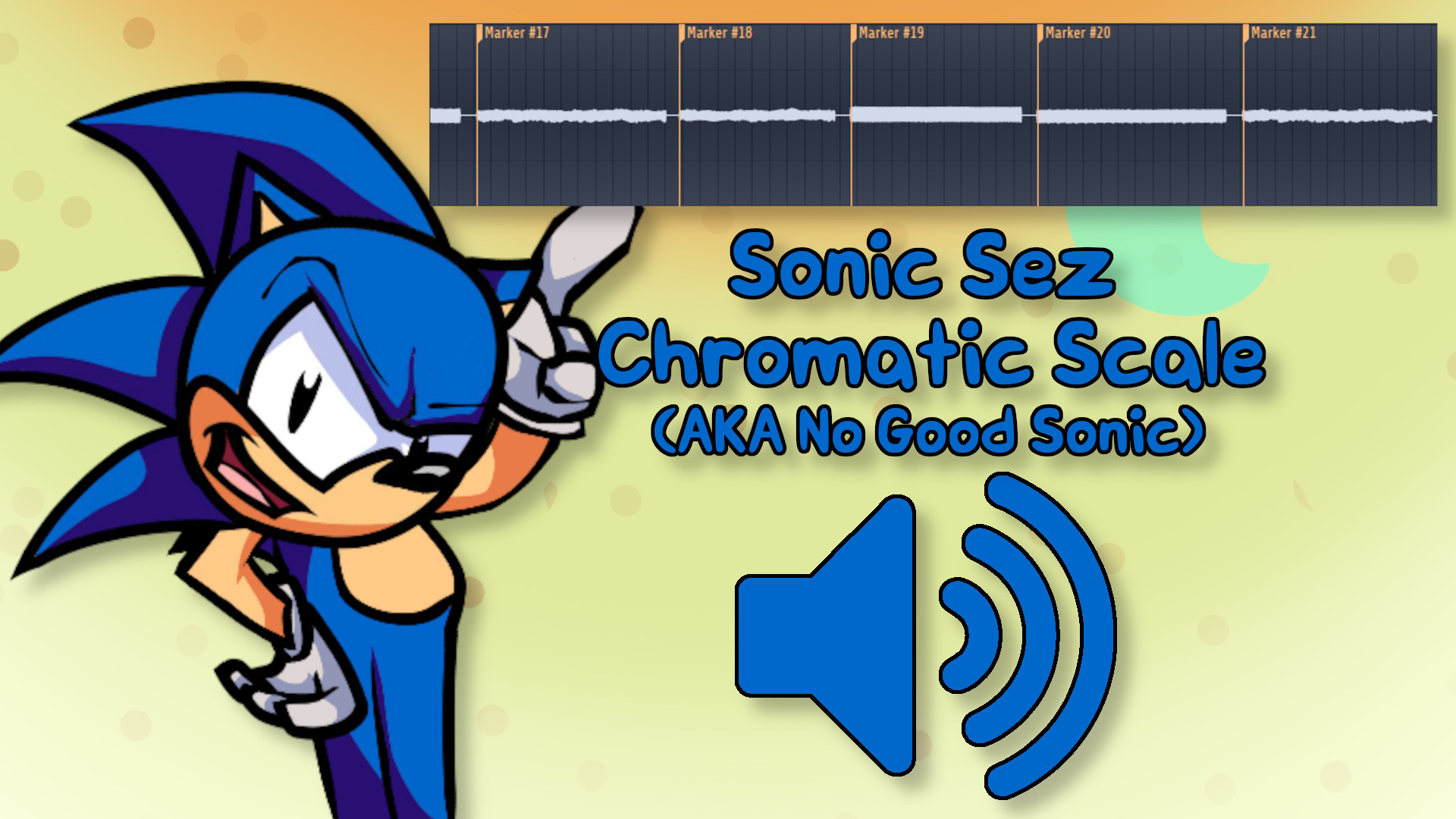 Sonic Sez Chromatic Scale [Friday Night Funkin'] [Modding Tools]