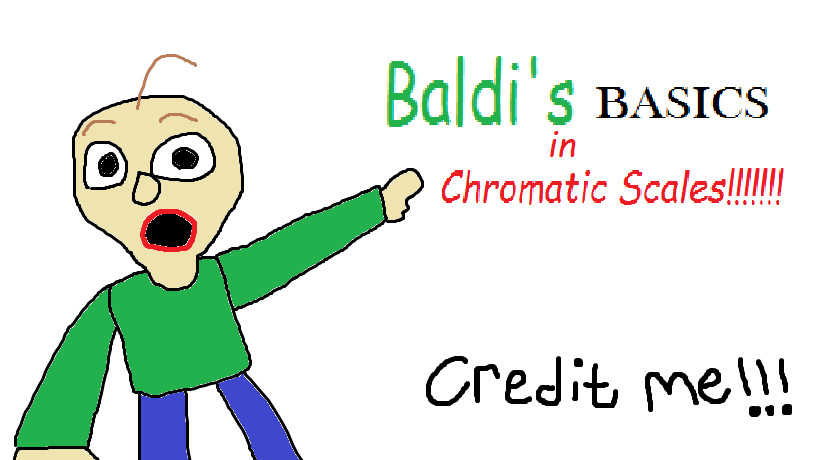 Baldi's Basics Character Chromatic Scales! [Friday Night Funkin'] [Modding  Tools]