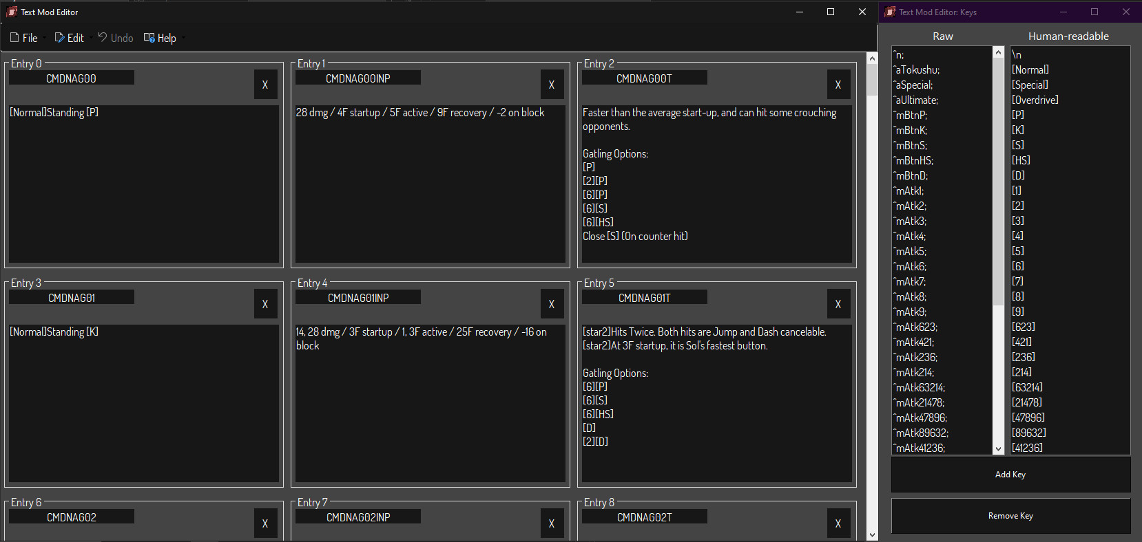 Text Mod Editor [GUILTY GEAR STRIVE] [Modding Tools]