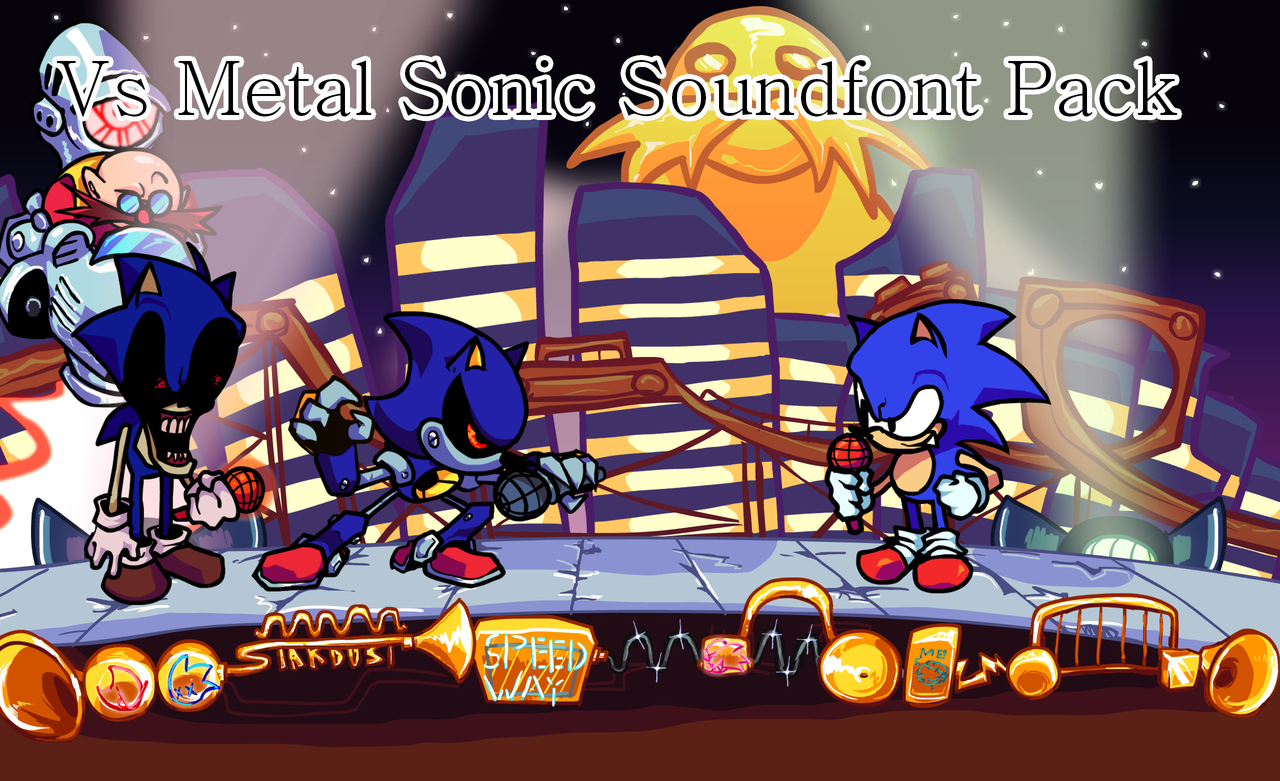 Mecha Sonic Soundfont And Chromatic Scale V2! [Friday Night Funkin