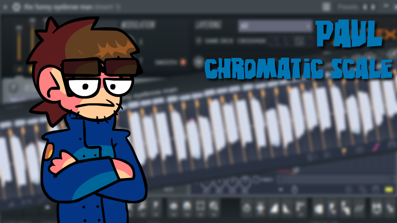 Paul (Eddsworld) Chromatic Scale [Friday Night Funkin'] [Modding Tools]