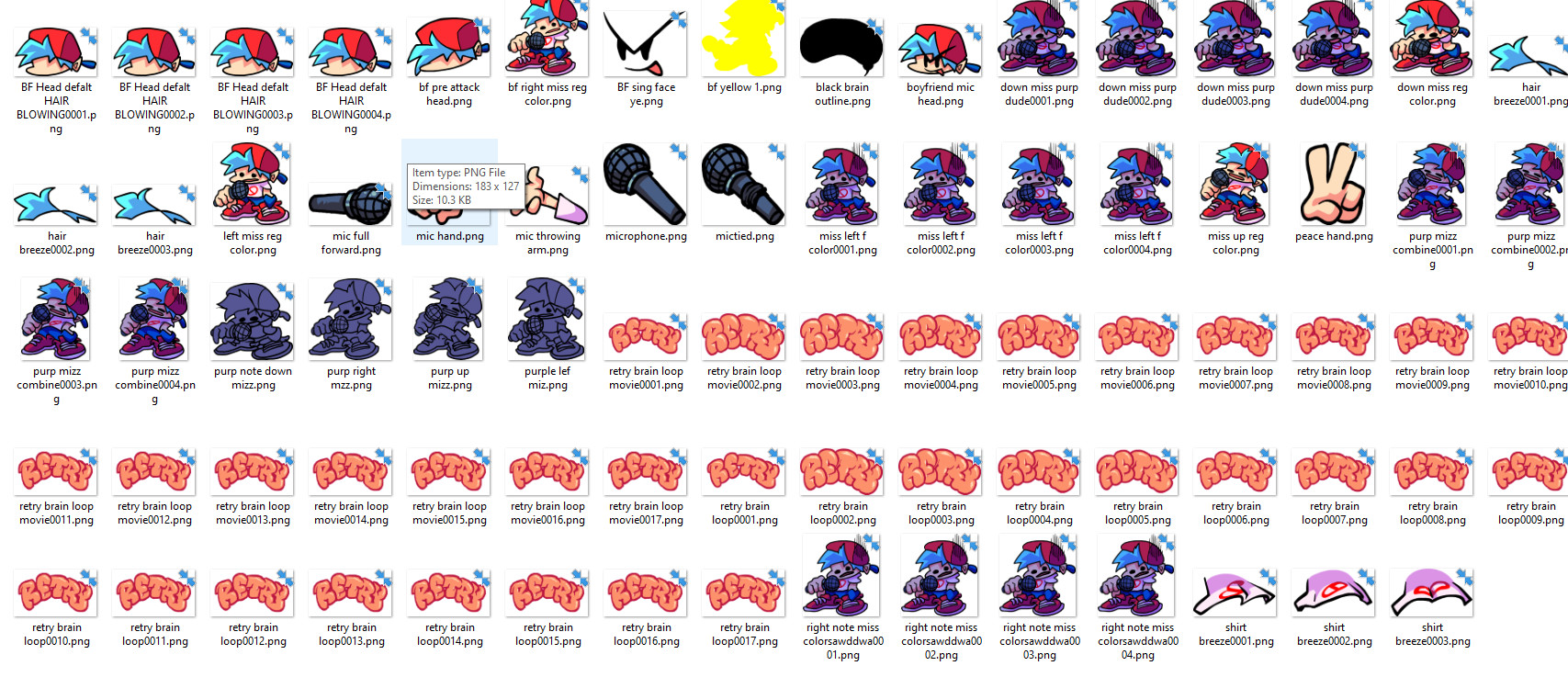 FRIDAY NIGHT FUNKIN' BODY PARTS [Friday Night Funkin'] [Modding Tools]