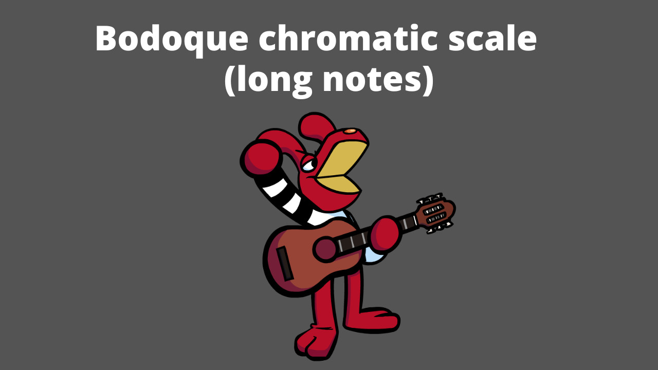 Bodoque chromatic scale (long notes) [Friday Night Funkin'] [Modding Tools]