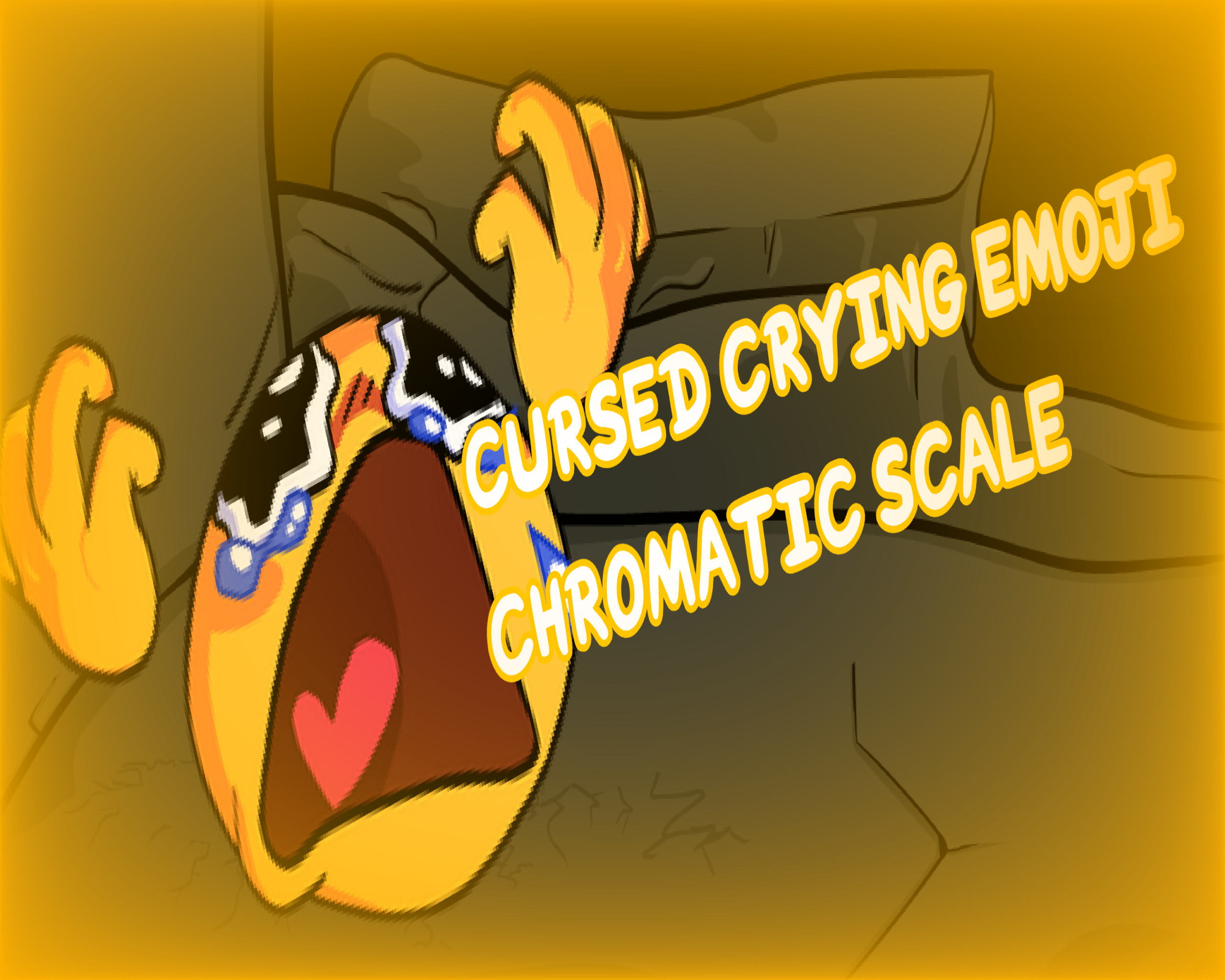 cursed crying emoji chromatic scale (so cool) [Friday Night Funkin