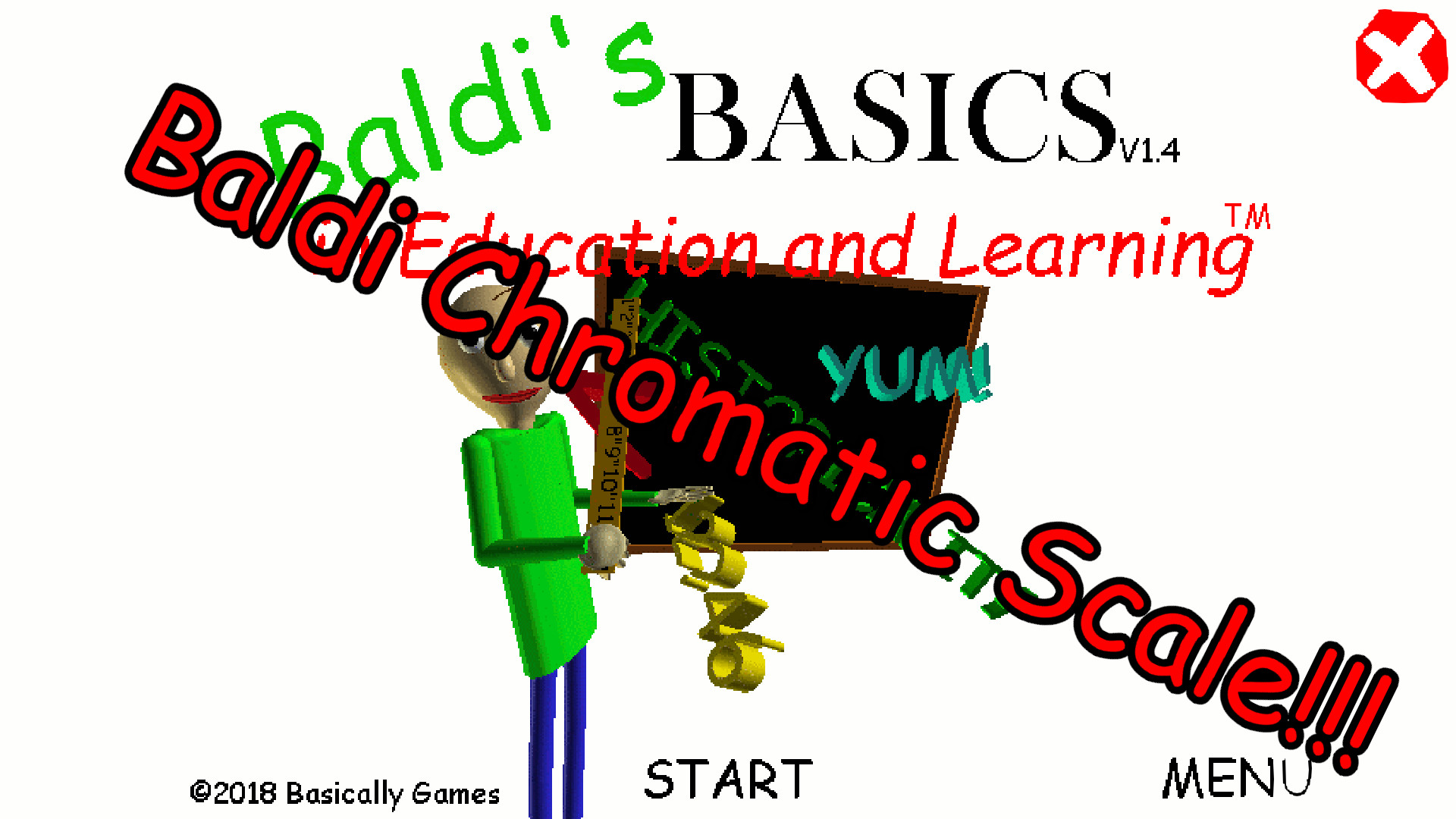 Baldi's Basics Character Chromatic Scales! [Friday Night Funkin'] [Modding  Tools]