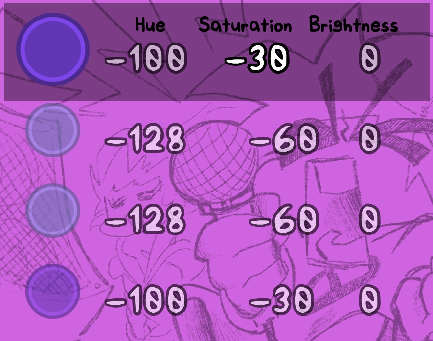 Fnf Note Types colorable circle notes Modding Tool for Friday Night Funkin' | FNF ...