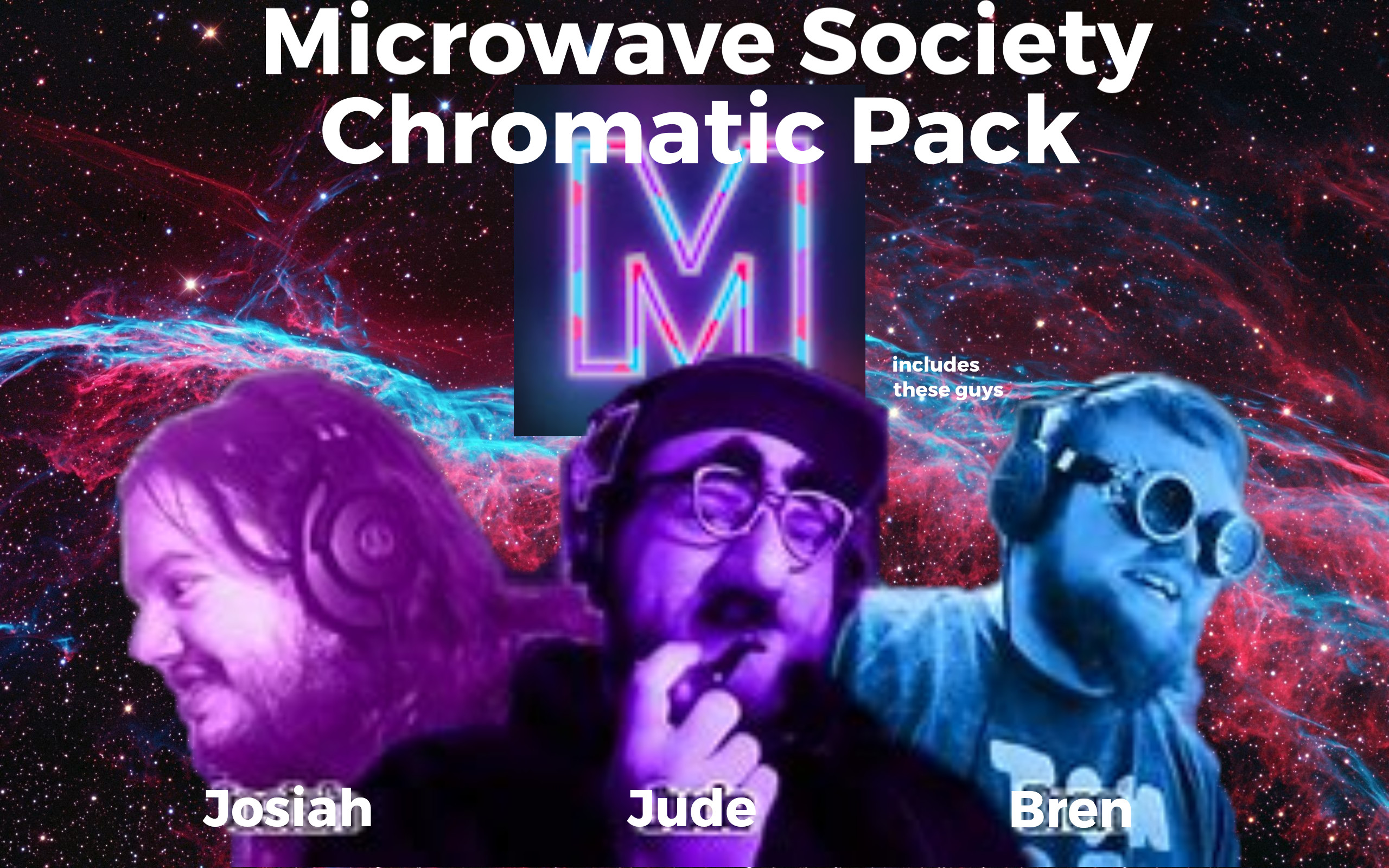 Microwave Society Chromatic Pack [Friday Night Funkin'] [Modding Tools]