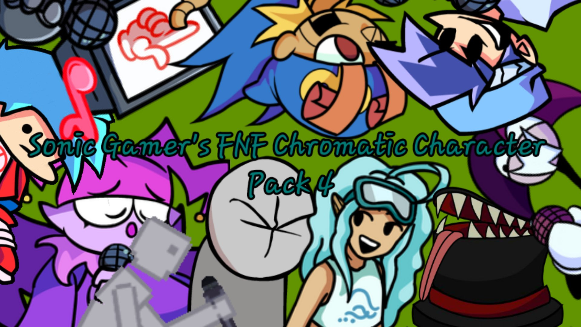 Sonic Gamer's FNF Chromatic Character Pack [Friday Night Funkin