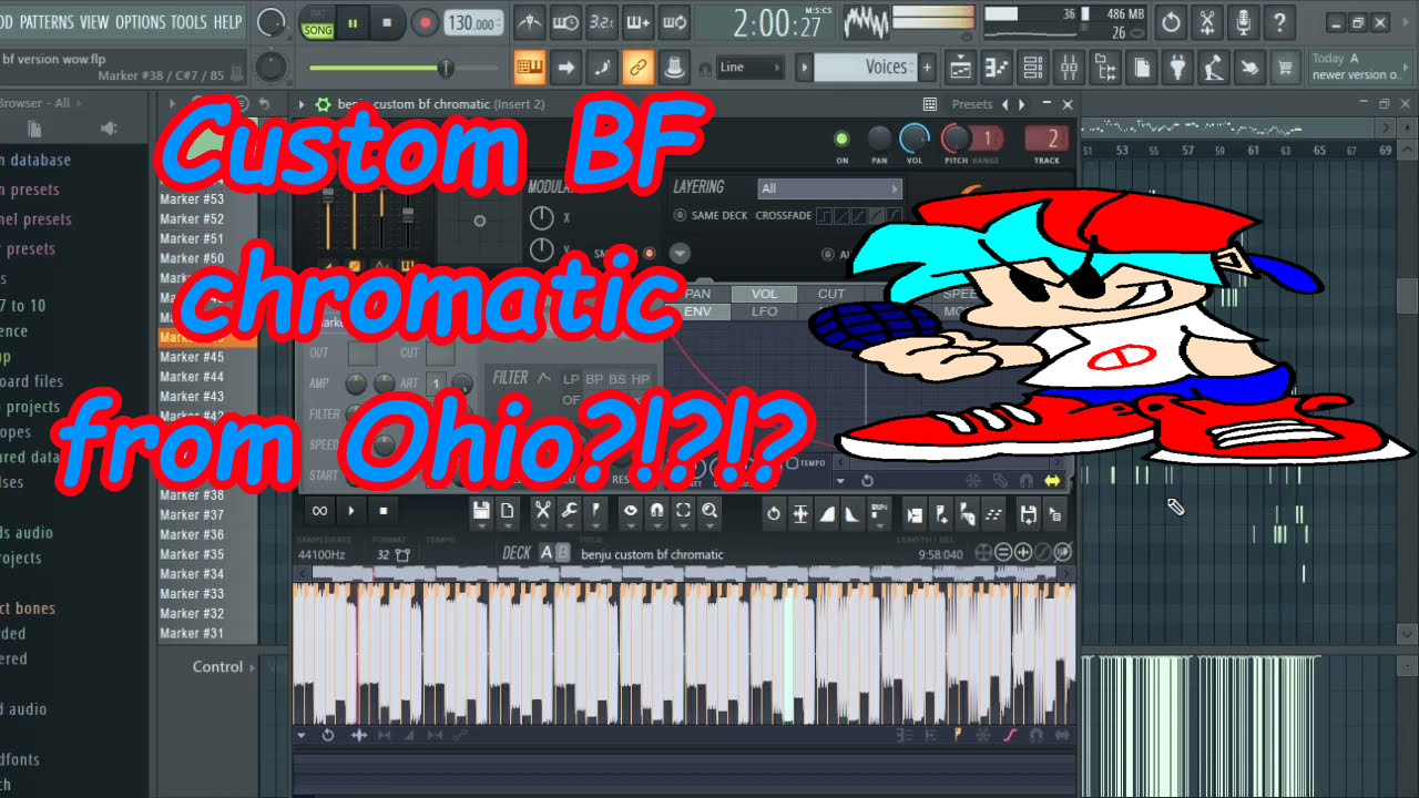 Benju's Custom BF Chromatic Lol [Friday Night Funkin'] [Modding Tools]