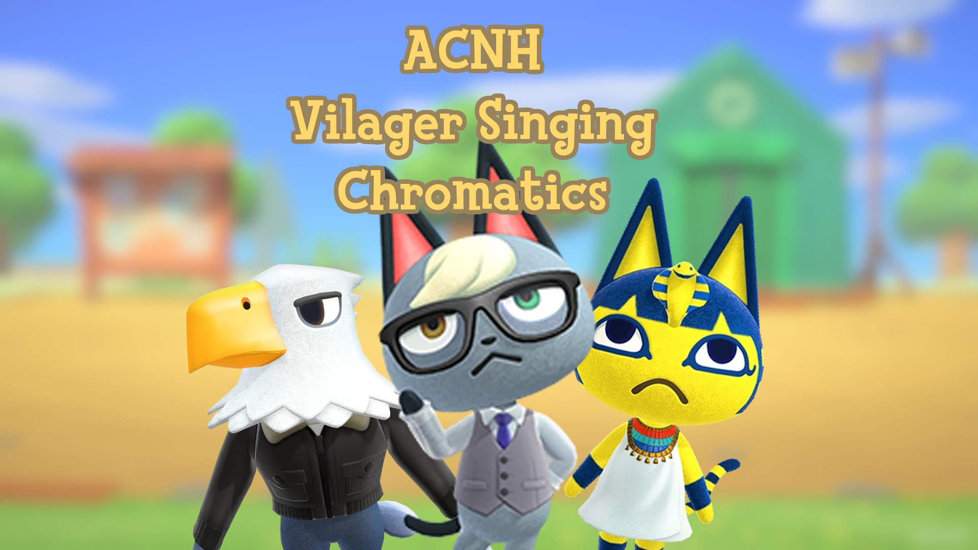 ACNH villagers vocal / singing chromatics [Friday Night Funkin