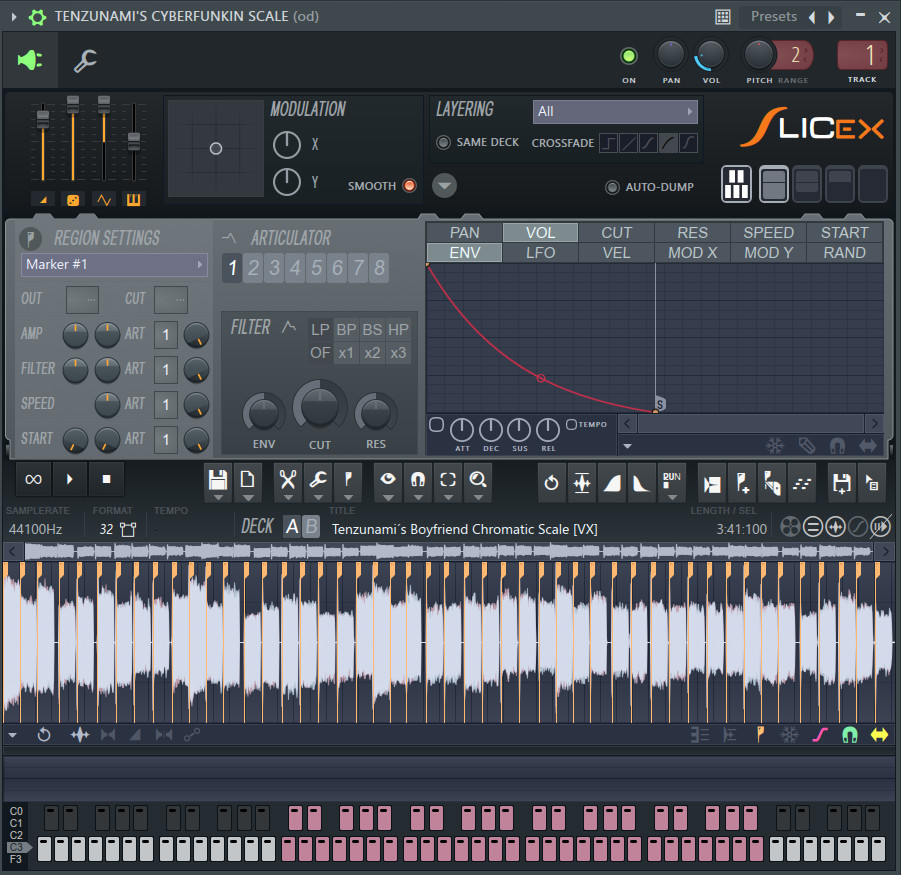 Custom Boyfriend Chromatic Scale [Friday Night Funkin'] [Modding Tools]