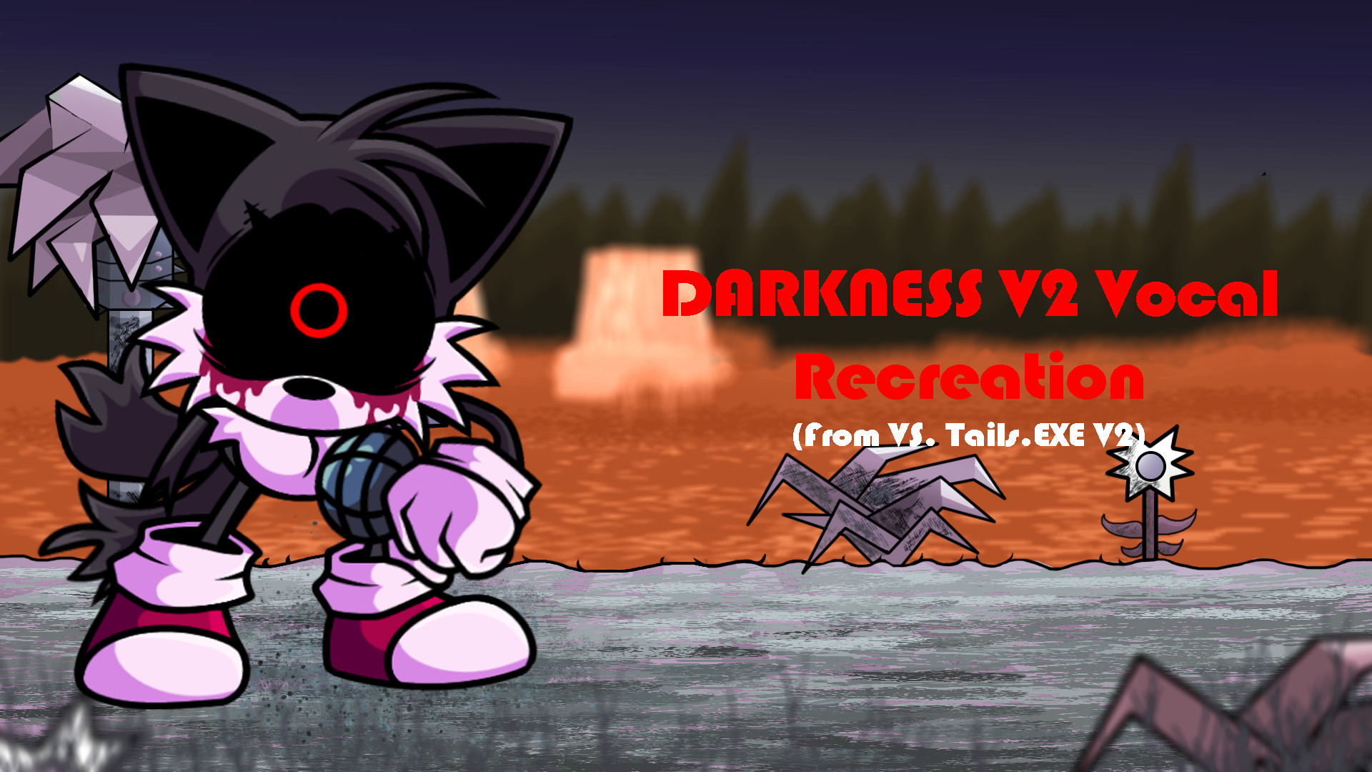 Mostly)Accurated Darkness V2 Vocal Recreation [Friday Night Funkin']  [Modding Tools]