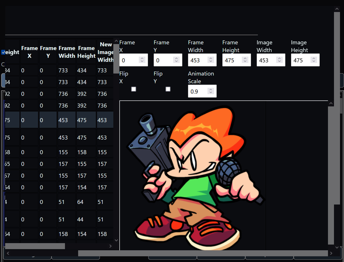 this is a sprite of a mod of Friday Night Funkin' that i want to make by  ThatGuyOctavius on Newgrounds