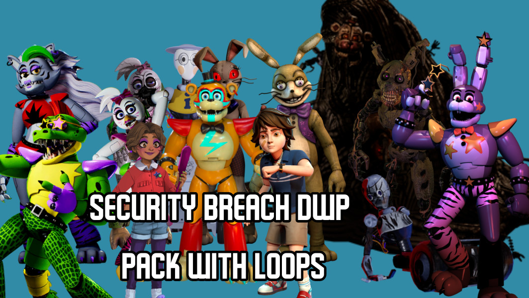 FNAF Security Breach Characters