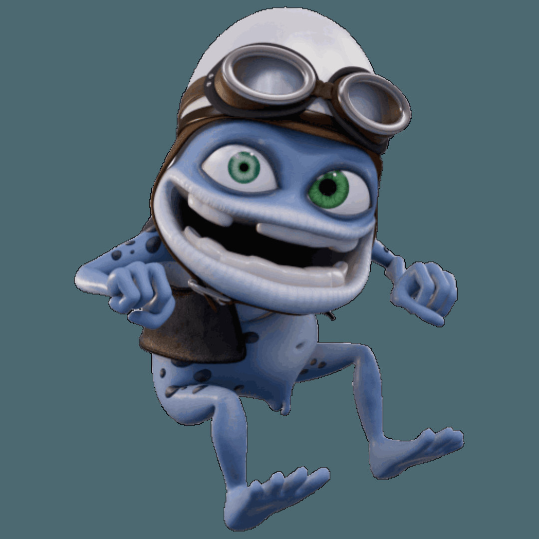 Crazy Frog biting Gummy Bear!! by poyo20 on DeviantArt