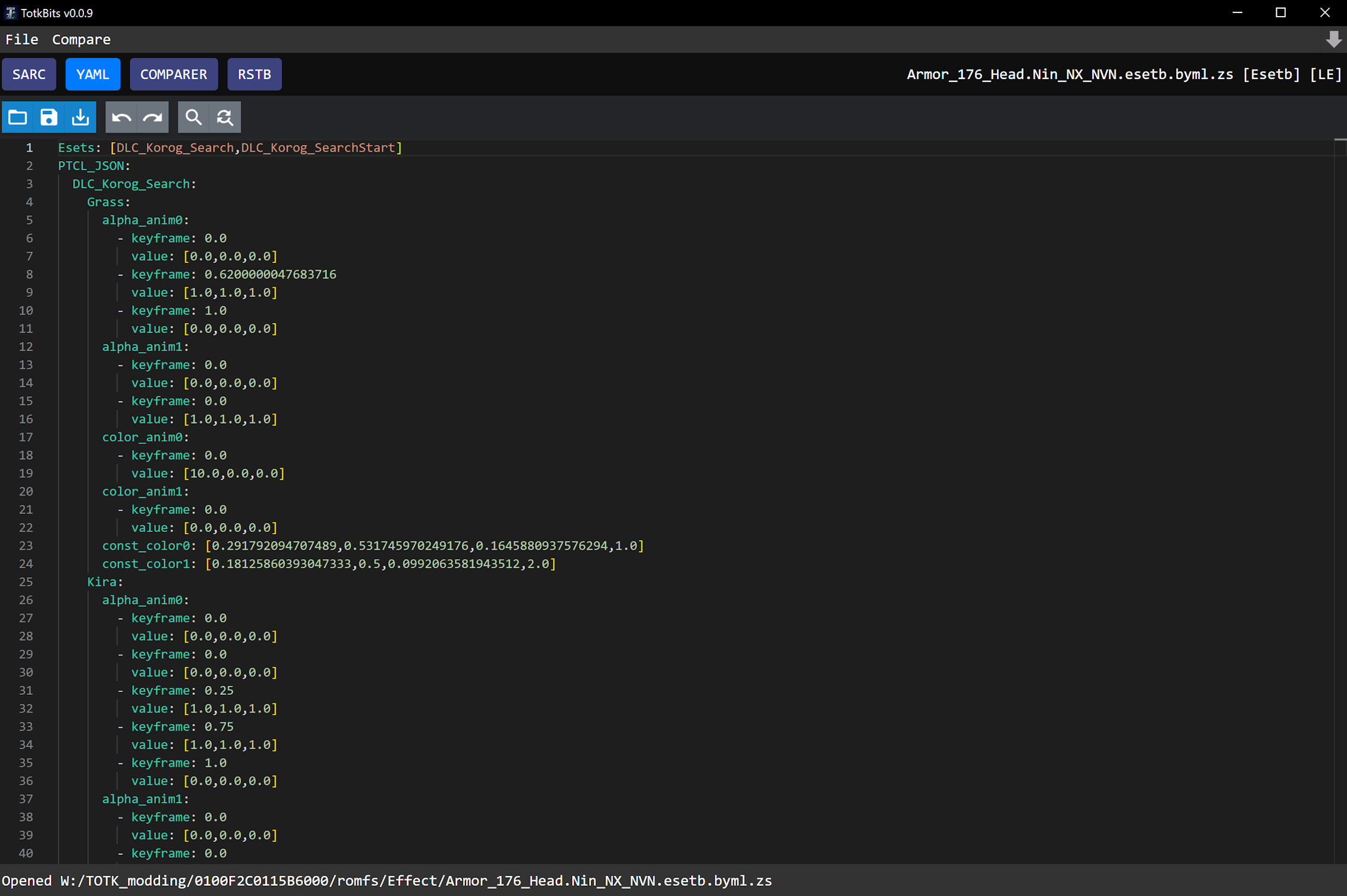 Totkbits v0.1.0 (experimental release) Modding Tool for The Legend of ...