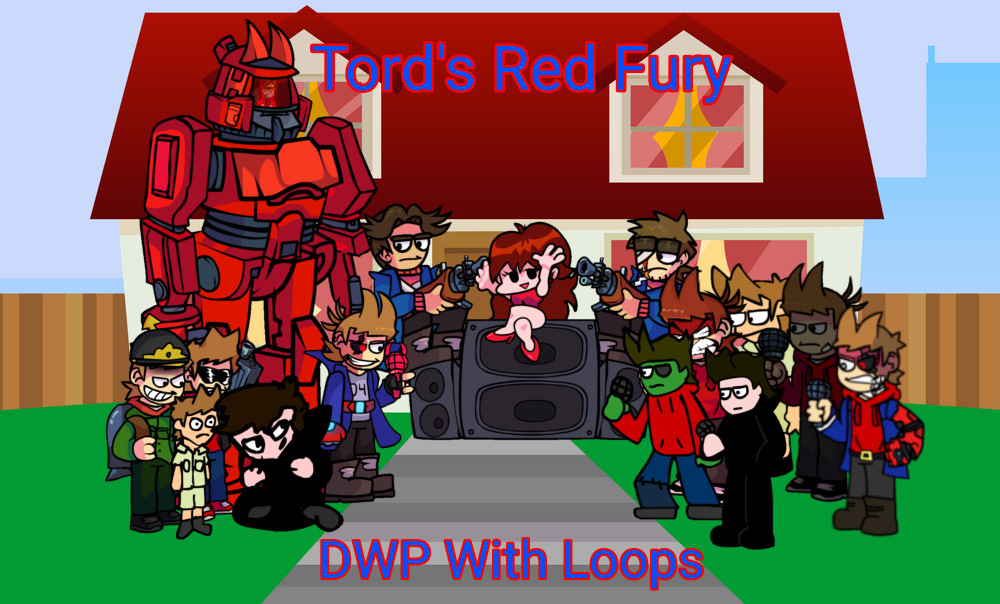 Tord's Red Fury DWP Pack With Loops Modding Tool for Friday Night ...
