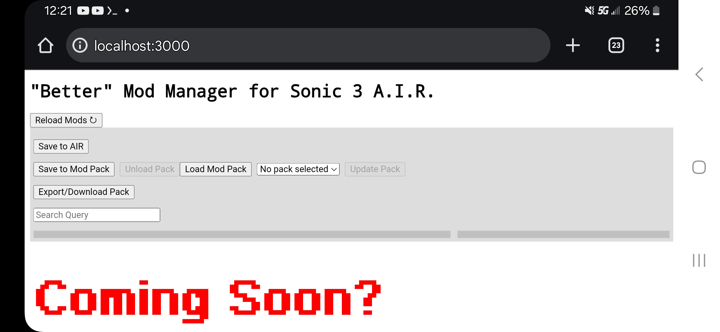 Sonic R Mod Manager Dark's Sonic 3 A.I.R. Mod Manager Modding Tool for Sonic 3 A.I.R ...