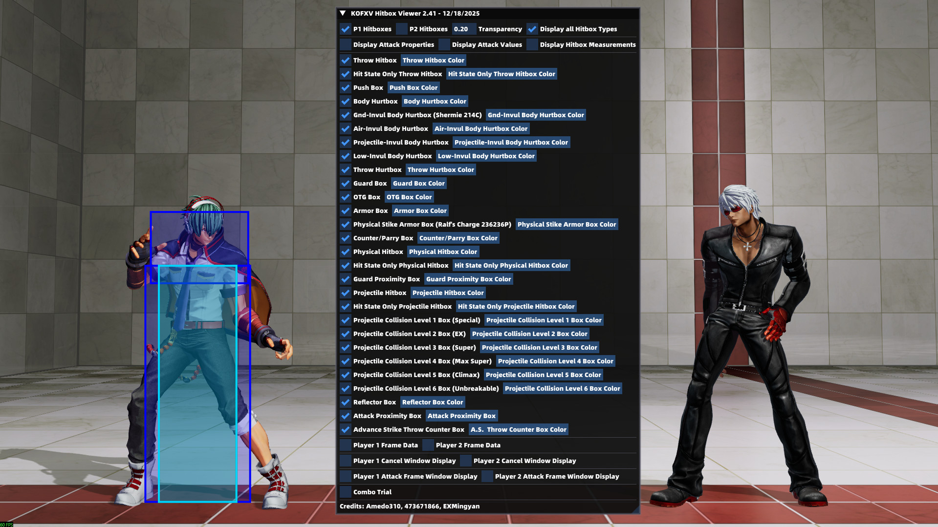 Hitbox Viewer / Frame Data Overlay Modding Tool for The King of ...