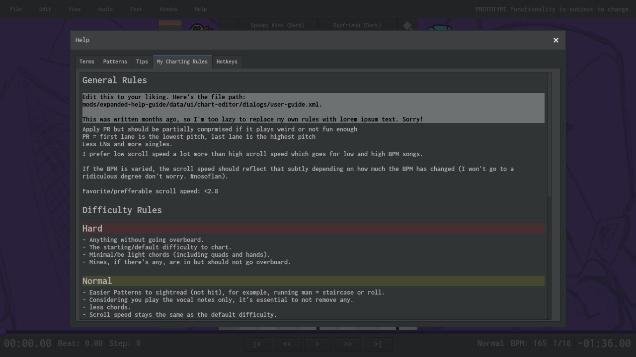 [V-Slice] Expanded Chart Editor Help Guide Modding Tool for Friday ...