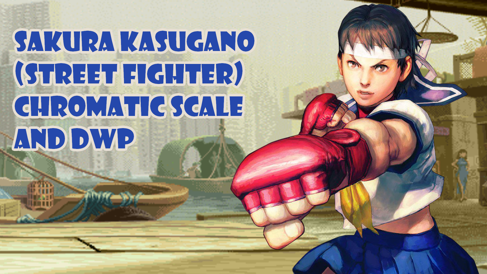 Sakura Kasugano (Street Fighter) Chromatic And DWP Modding Tool