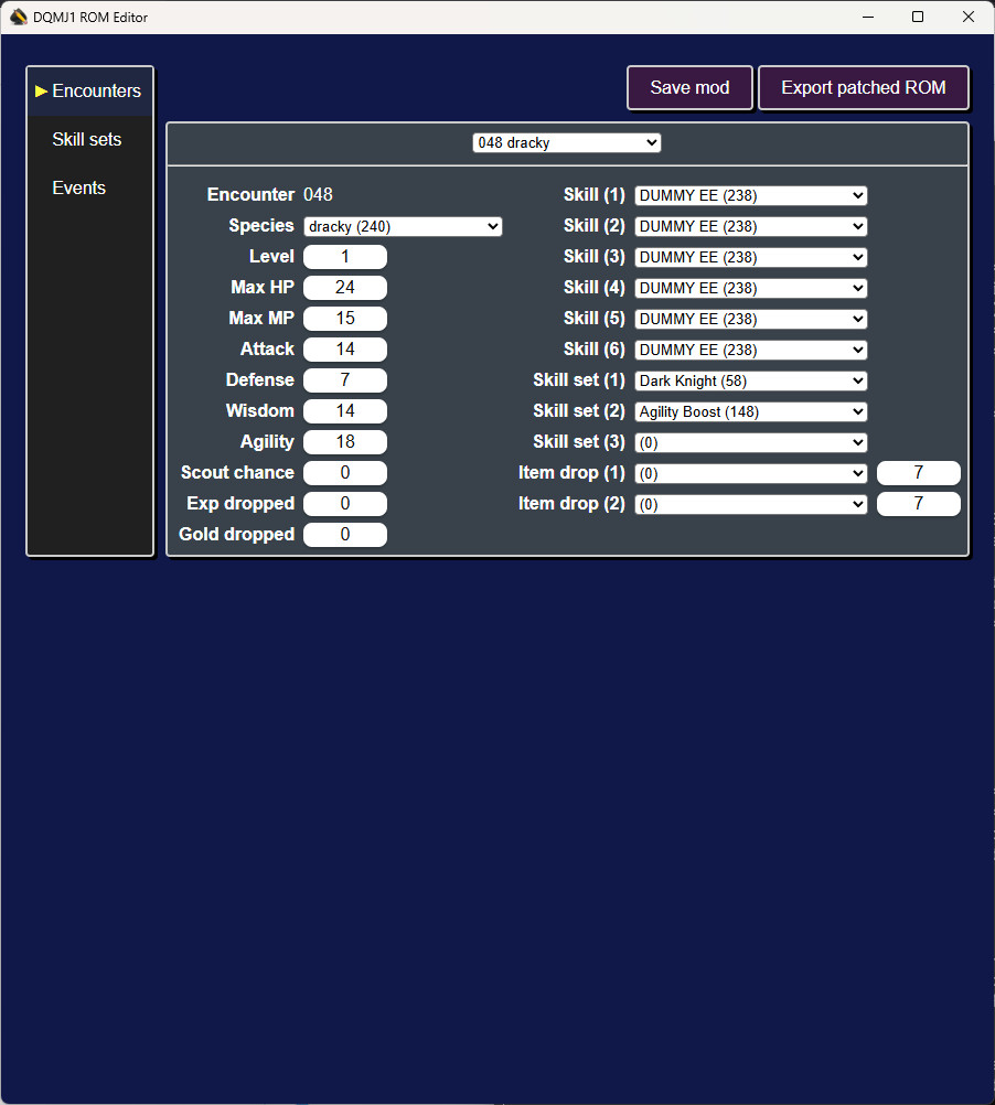 DQMJ1 ROM Editor Modding Tool for Dragon Quest Monsters: Joker | DQMJ1  Modding Tools
