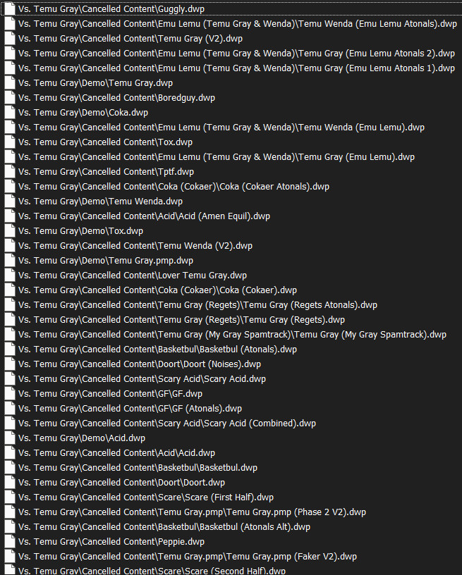 Vs. Temu Gray DWP With Loops Modding Tool for Friday Night Funkin ...