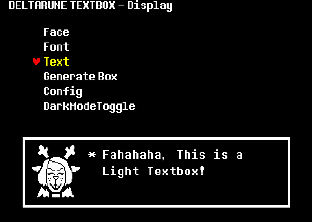 TEXTBOX_PROGRAM Modding Tool for DELTARUNE | DR Modding Tools