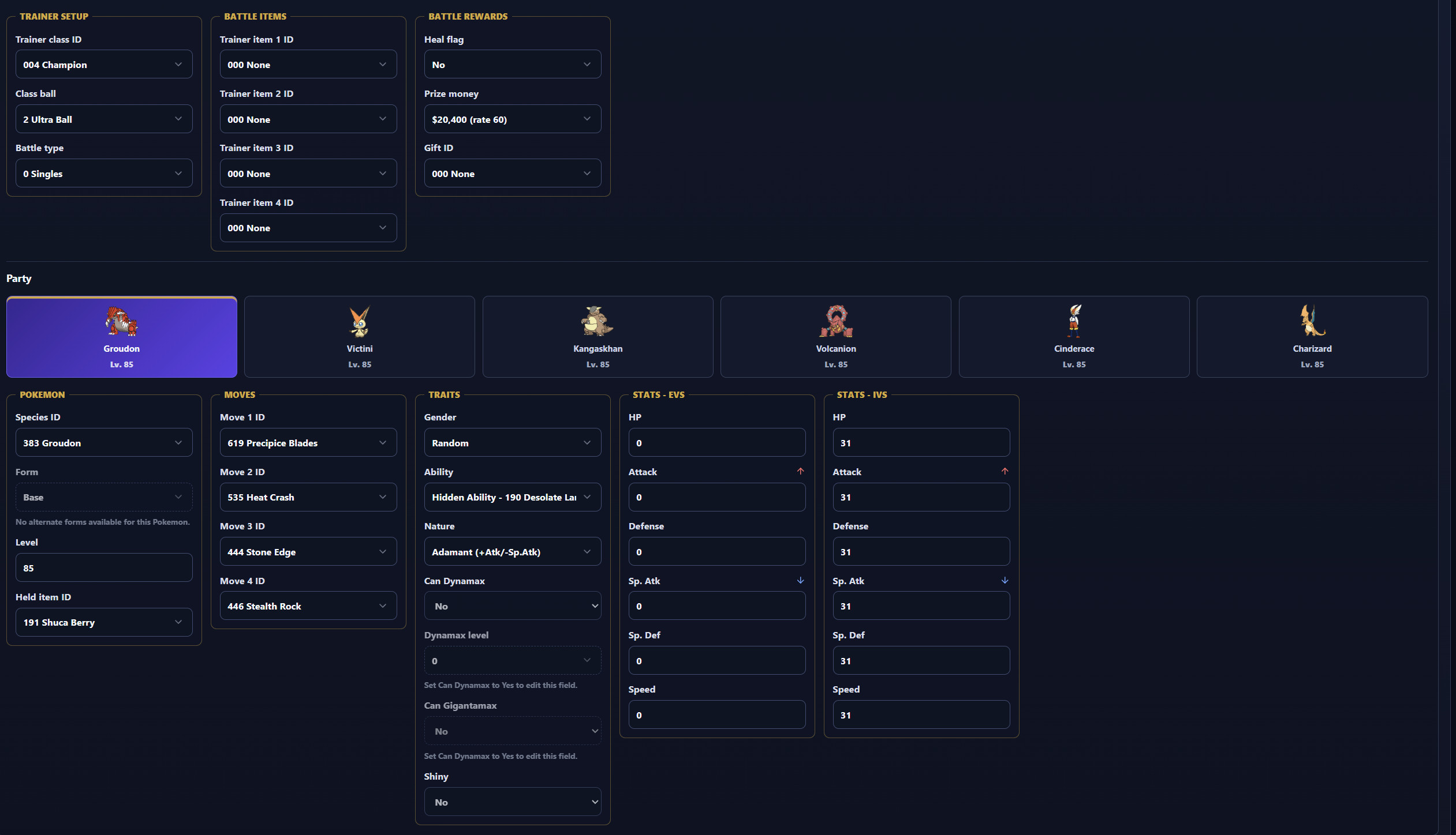Swsh Rails KM Editor - Modern SwSh Editing Modding Tool for Pokemon Sword & Shield ...