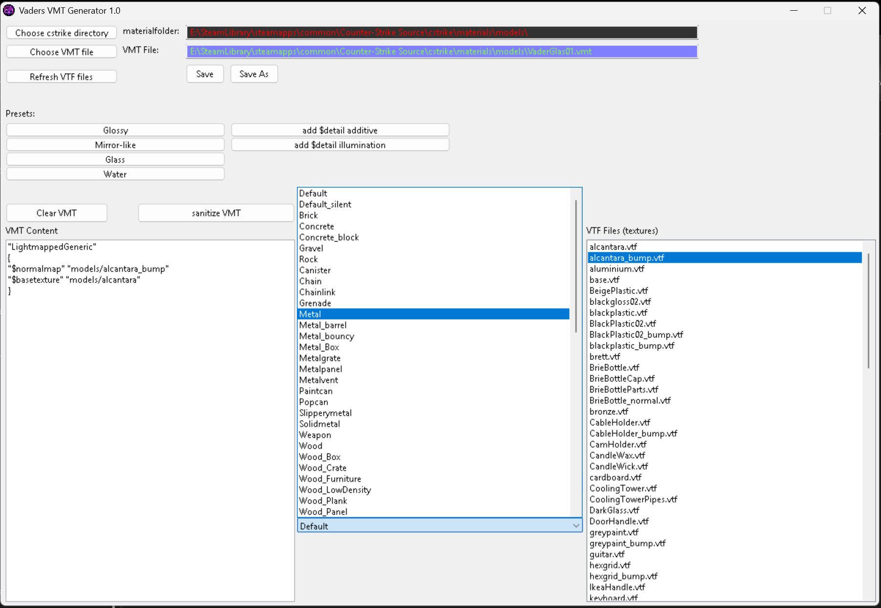 VVMT VMT Generator Modding Tool for Counter-Strike: Source | CS:S ...