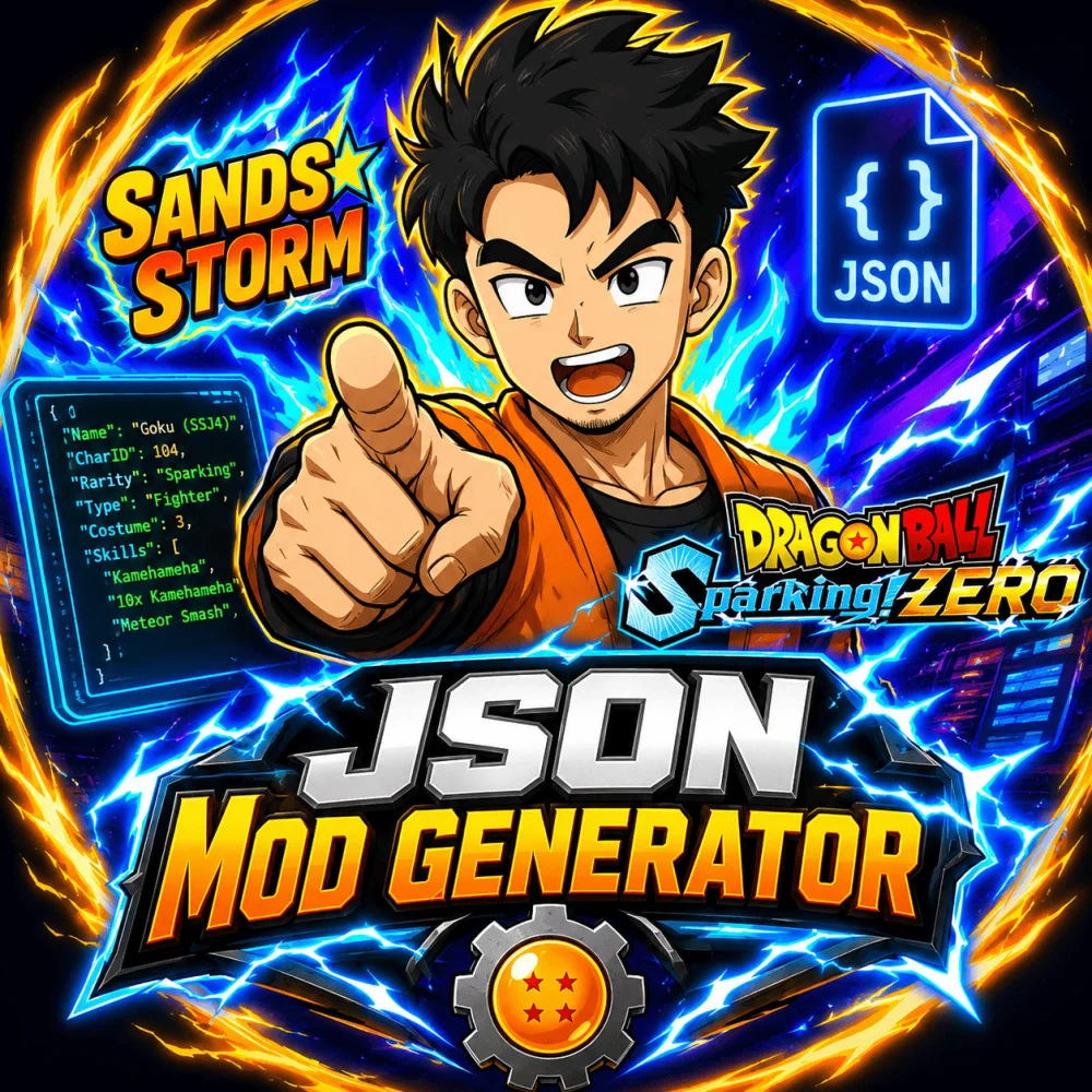 MOD JSON CREATOR - 2.0 Modding Tool for Dragon Ball: Sparking! ZERO ...