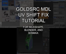 GoldSource Model Texture UV Shift Fix