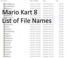 List of File Names