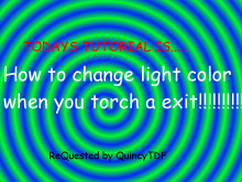 How to change the color in the exit scene!!!