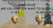 How to fix the Pause animations!