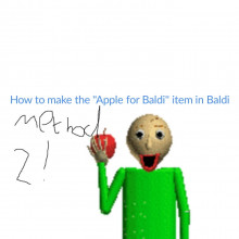 How to add the apple item (Method 2)