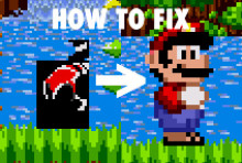 How to fix corrupted sprites (GIMP/paint.net)