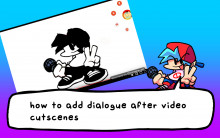 How to Add Dialogues After video Cutscene