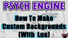 How To Make Custom Backgrounds For PE (With Lua)