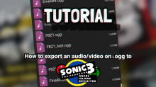 How to export an audio/video on .ogg