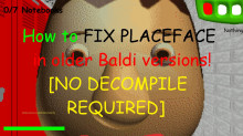 How to fix PlaceFace in older versions!