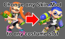 Change any Skin Mod to any costume slot