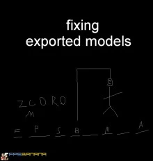 Fixing exported models